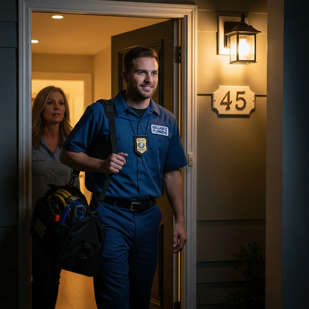 24/7 emergency plumber Tulsa OK arriving at home 60 minute response