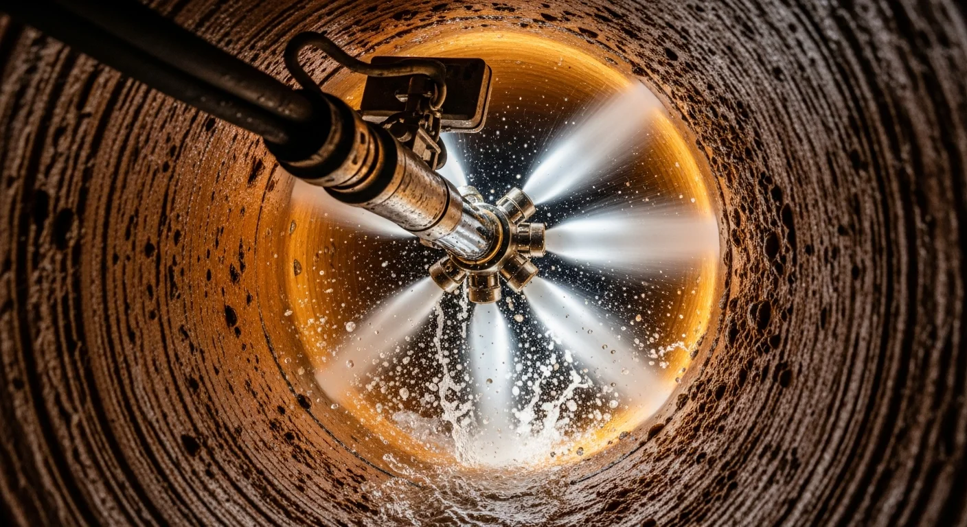 hydro jetting service Sand Springs OK removes roots and grease buildup