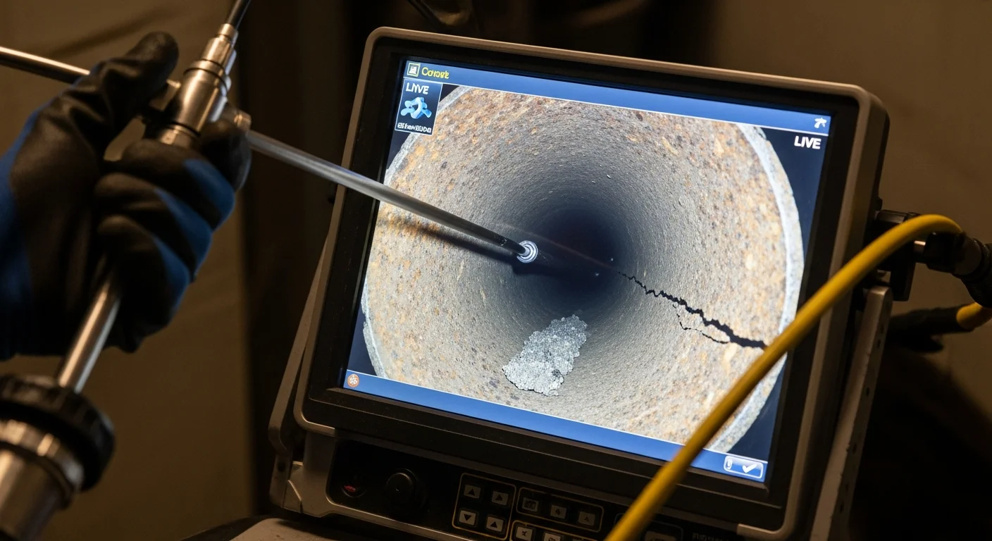 Sewer camera inspection equipment used by Jenks plumbers