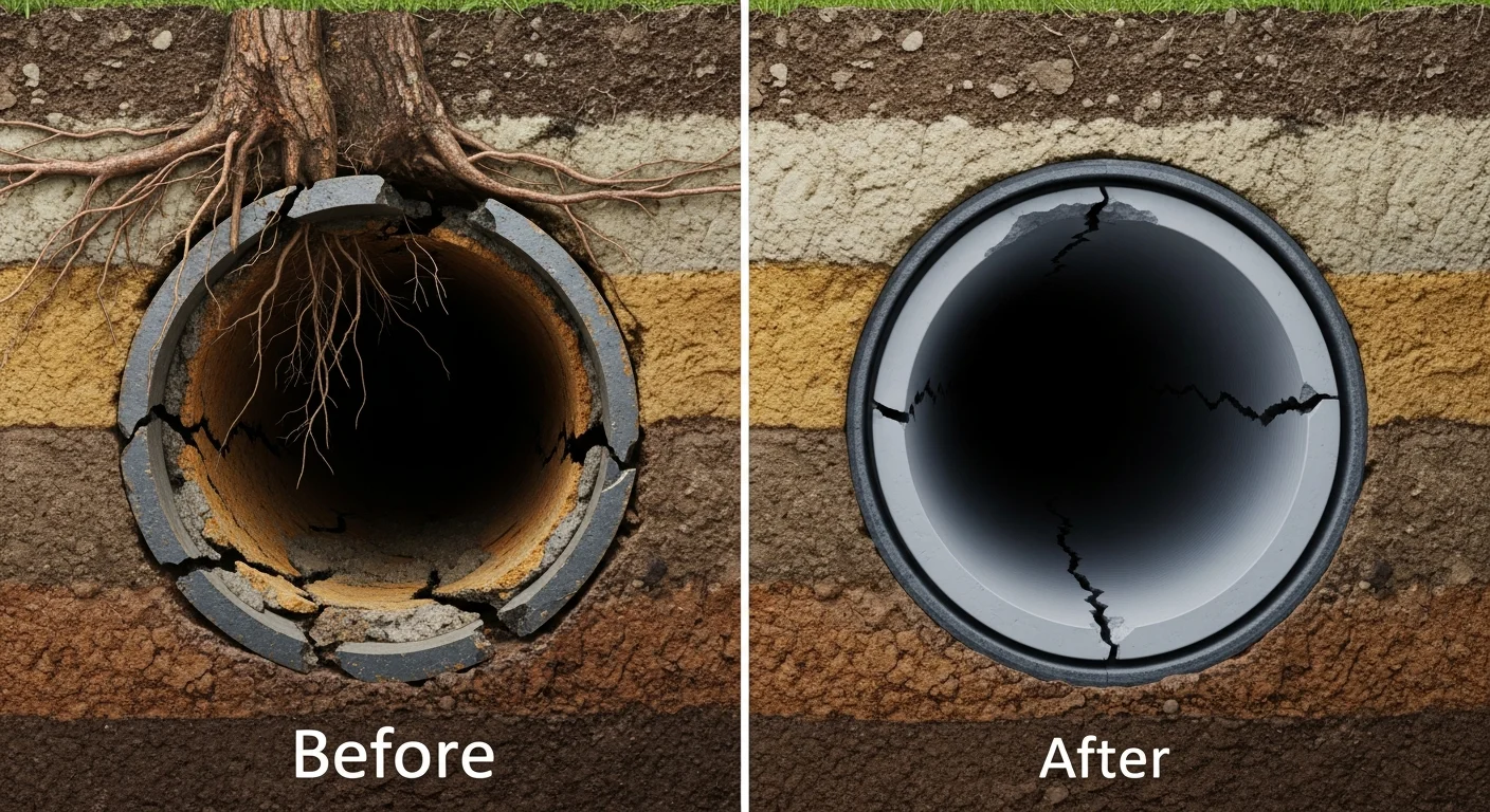 Trenchless sewer repair in Catoosa OK without digging up the yard